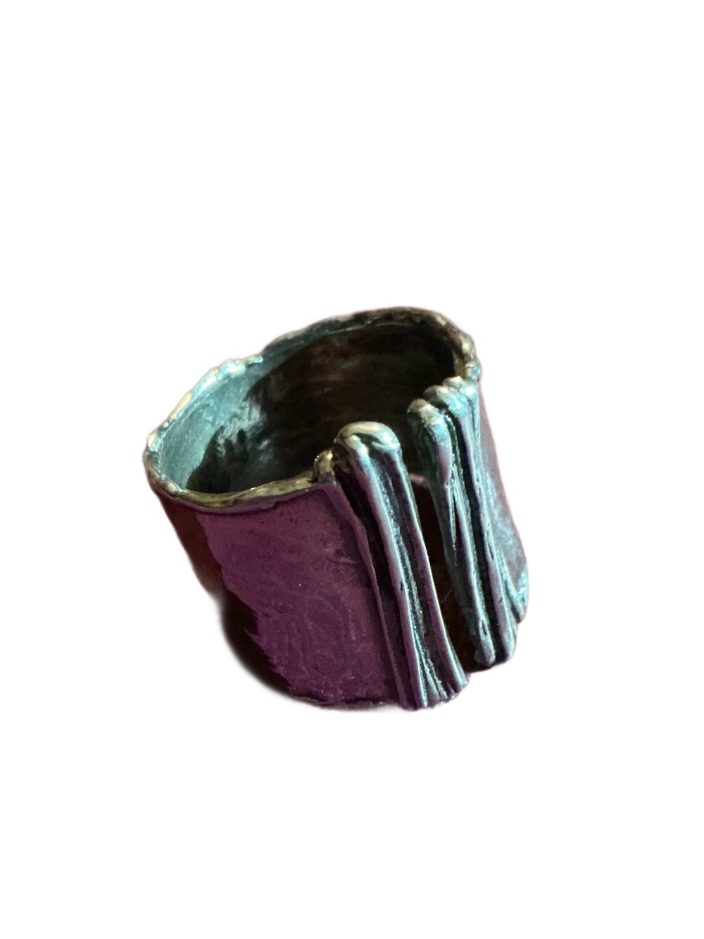 Silpada Sterling Silver Wide Band Ring Size 9